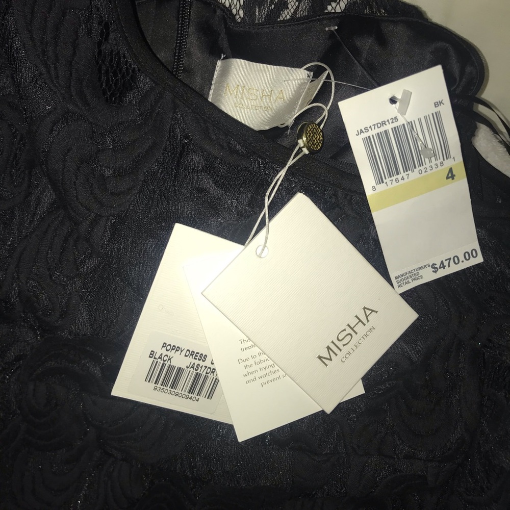 Misha Collection black lace dress - Picture 2 of 3